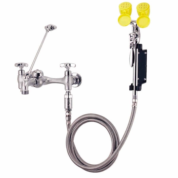 Speakman Service Sink Eyewash Faucet W/ Eyewash Thermostatic Mixing